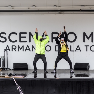 Escenario Móvil - Arte y Huella por la Paz - Plazoleta de la Mariposa, Usaquén