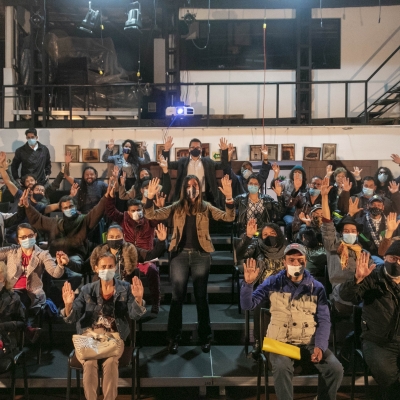 Encuentro de formación con artistas del espacio público
