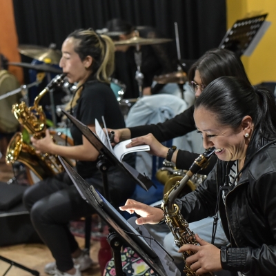 Grabación big Band Jazz femenina