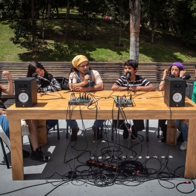 Socialización Becas Radio Comunitaria