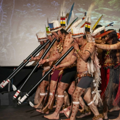 Danza indígena Teatro Jorge Eliécer Gaitán