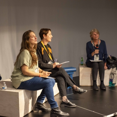 Charla María Clara Parias, Ana Roda Libro al viento Filbo - Corferias