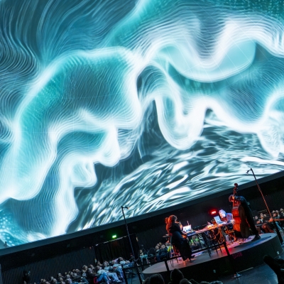 Presentación en el domo planetario de Bogotá