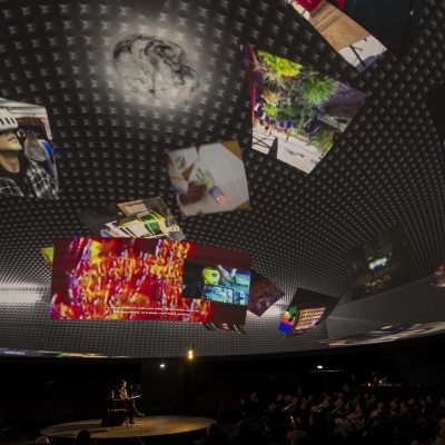 Conversatorio de Buenas Prácticas en el domo del panetario de Bogotá