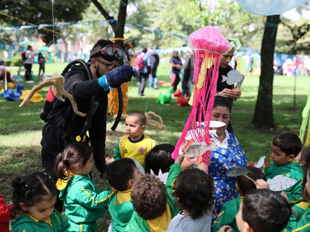 bebés al parque