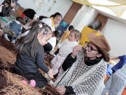 experiencia artística Nidos