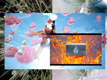 Collage de obras de Real Mix: Las Ficciones de la Materia