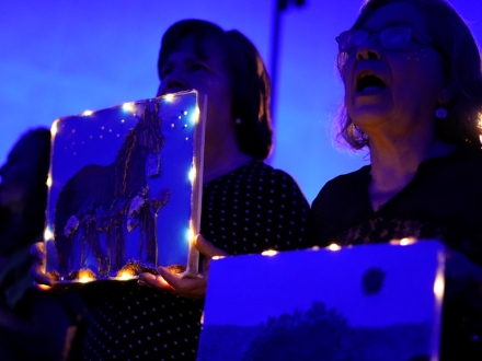 Foto familiares de desaparecidos en Colombia 