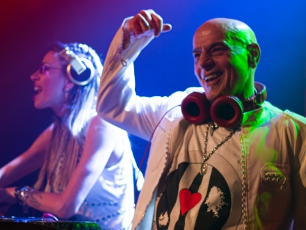 Zeta Bosio y la Dj argentina Stef Iracet 