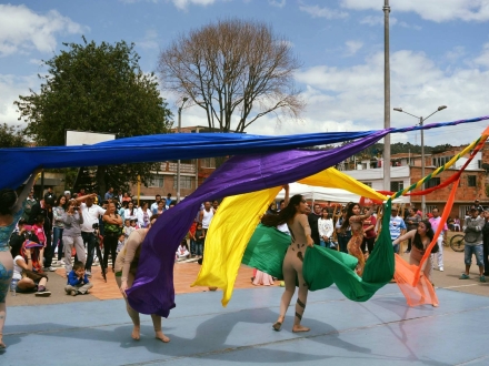 arte en los parques de la ciudad
