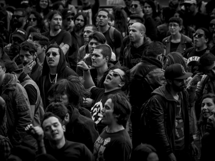 público en el festival 