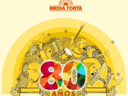 Afiche 80 años Media Torta