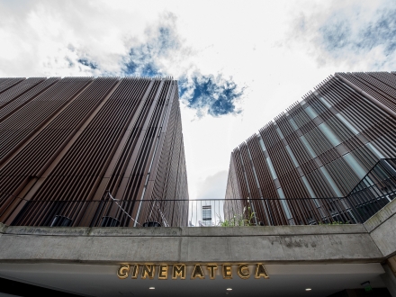Fachada Cinemateca de Bogotá - Juan Santacruz 