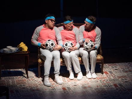 Puesta en Escena tres hombres