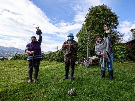 La agrupación Campesina Red El Destino fue una de las ganadoras de la Beca Idartes Rural.