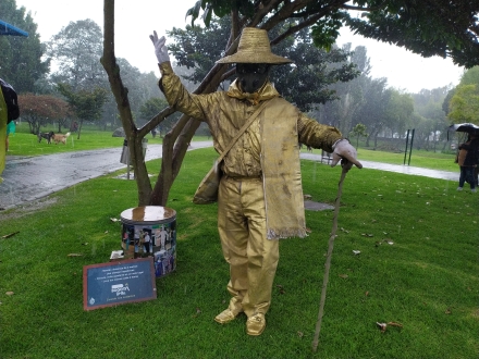 Edwin Bonilla, artista del espacio público