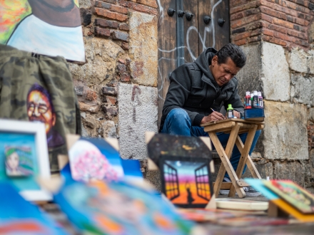 Artista plástico del espacio público