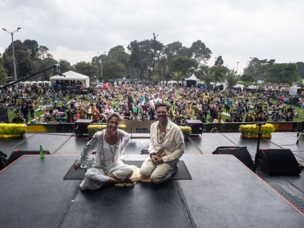 Draco en Colombia al Parque yoga kundalini