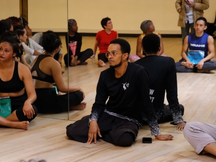 Rafael Palacios en jornada de audición de Bailar para ser escuchados