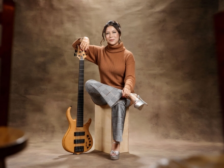 Esther Rojas, directora de la Big Band Femenina de Bogotá