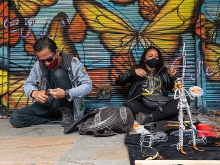 Arte a la KY_Escultura en alambre