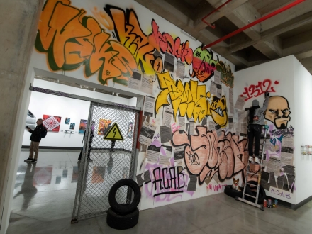 Exposición de grafiti en la Galería Santa Fe