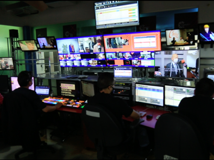 Sala de emisión de Ahora en Cala Capital
