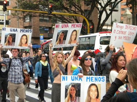 Marcha en contra del feminicidio en Bogotá - Foto: Prensa Alcaldía Mayor de Bogotá - Lesly Segura