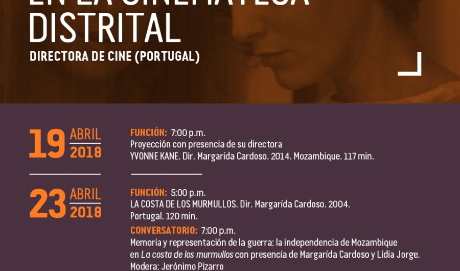 Margarida Cardoso en la Cinemateca Distrital