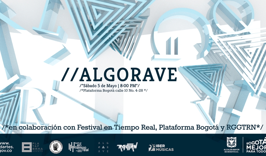 Pieza gráfica AlgoRave