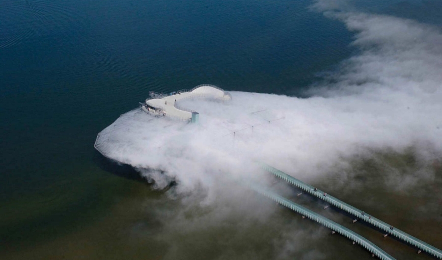 Imagen: Blur Building, de Diller Scofidio + Renfro Architects