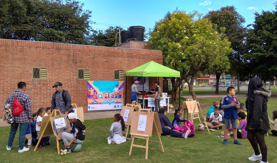 Personas disfrutando de una actividad al aire libre
