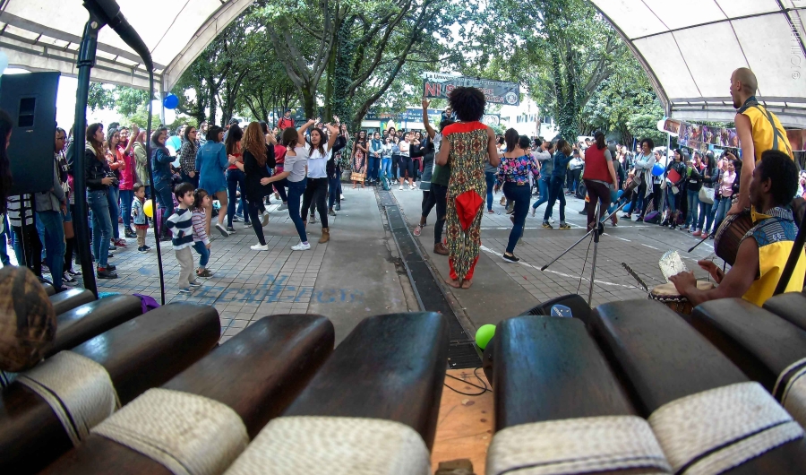 Encuentro artístico de danzas y expresiones Afro en la U. Nacional