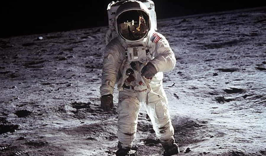 Hombre en la Luna - foto NASA