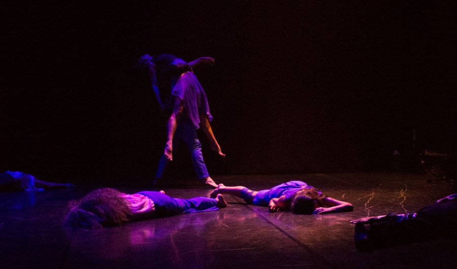 Grupo danza en escena