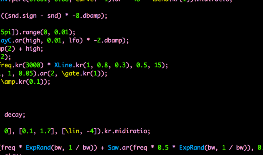 Livecoding: Introducción a Supercollider