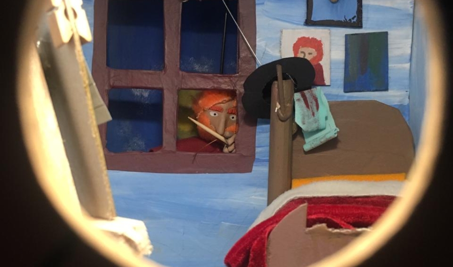 Maqueta de un confinado 