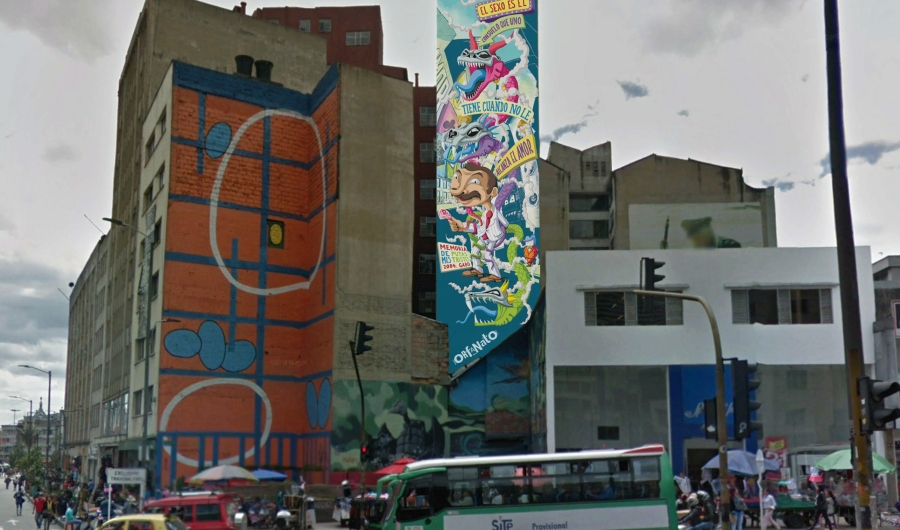 Mural El Cliente Av. Jiménez.
