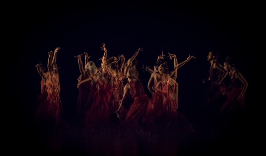 Bailarines en escena