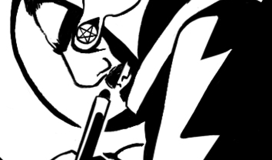 comic blanco y negro