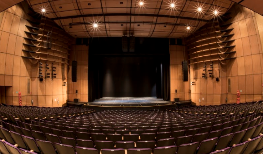 Diseño de auditorio para presentaciones en vivo