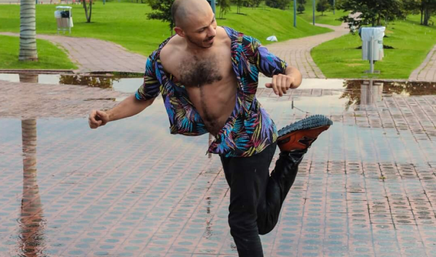 Bailarína al aire libre