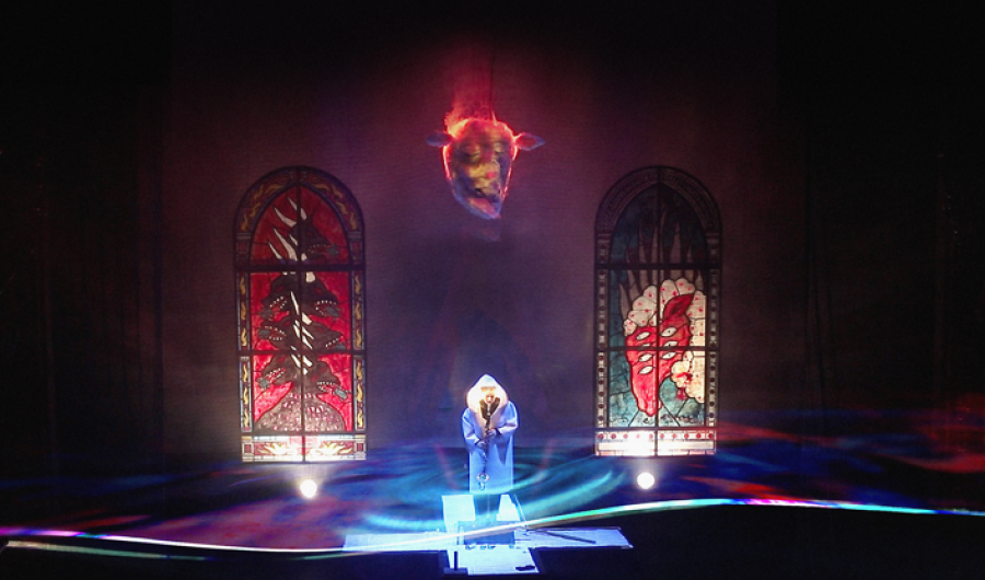 Artista en escena