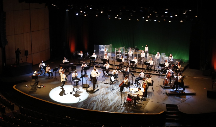 Banda Filarmónica Juvenil en el escenario