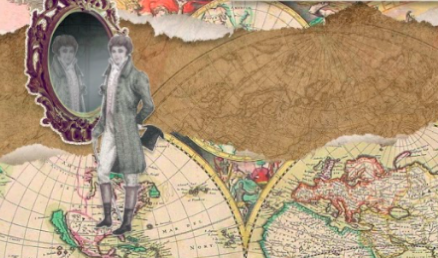 Ilustración de hombre expedicionario