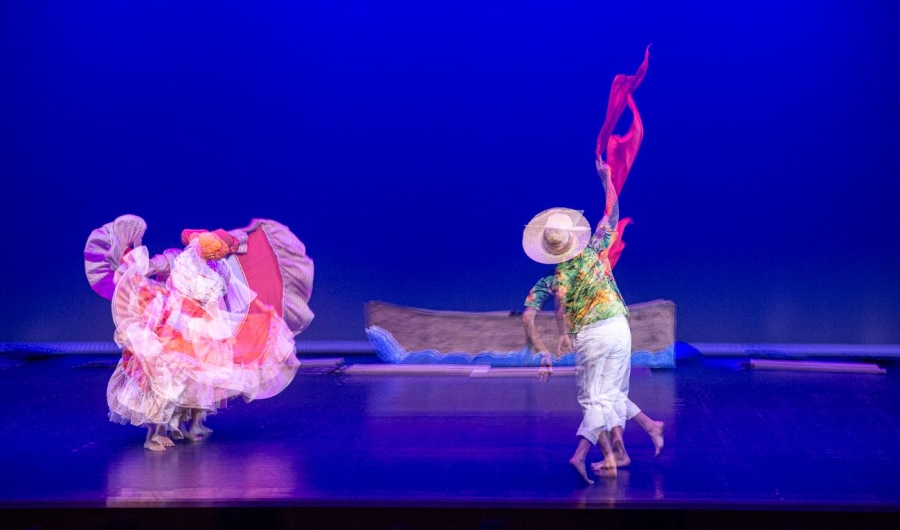 Pareja de danza folclor