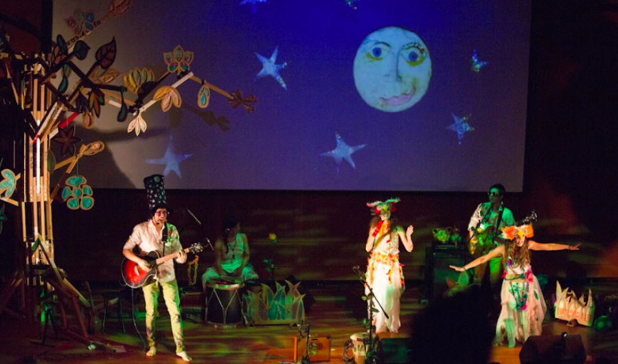 Show musical en un bosque