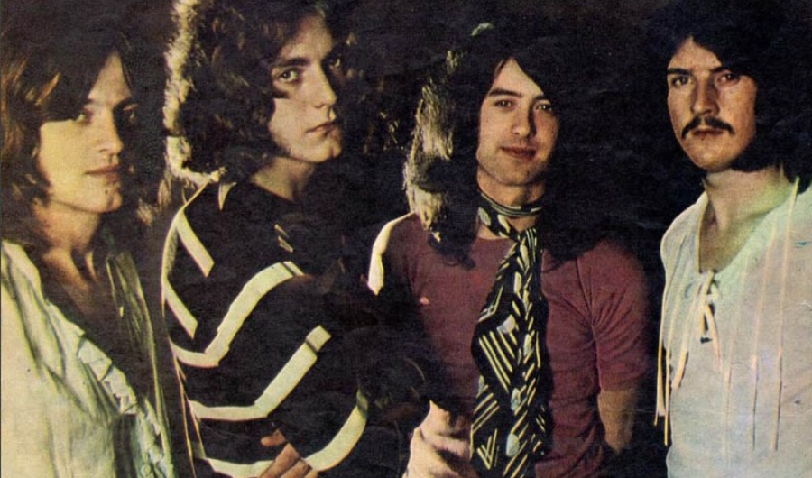 Integrantes de Led Zeppelin.