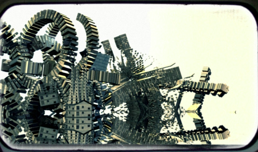 Figuras geométricas formando espirales