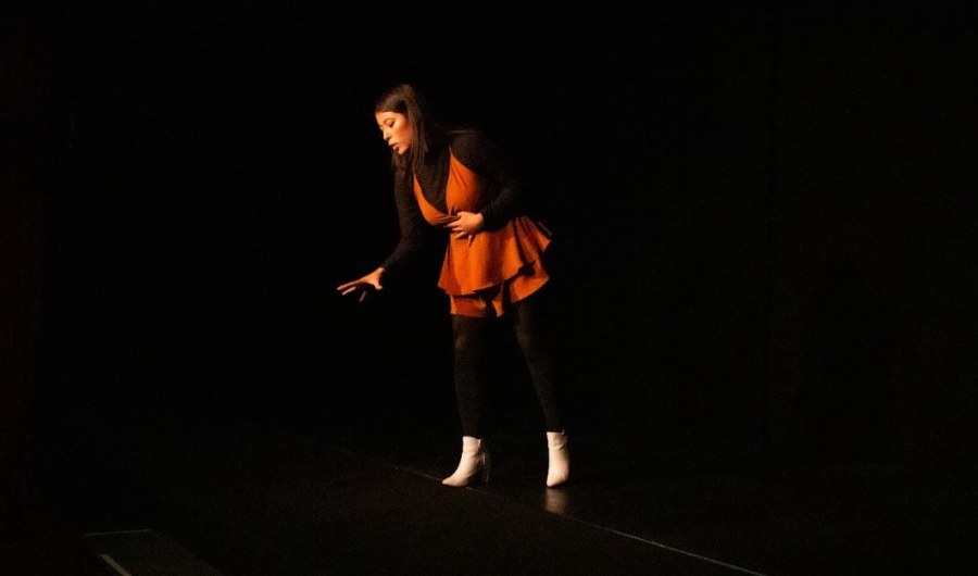 Ana María Rincón en escena